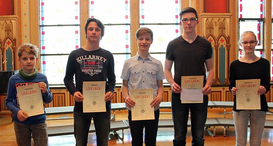 Matheasse ausgezeichnet (Foto: Karl-Heinz Herrmann) Matheasse ausgezeichnet (Foto: Karl-Heinz Herrmann)