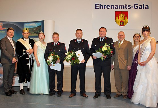 Bad Frankenhausen ehrt seine Feuerwehrleute (Foto: Karl-Heinz Herrmann)