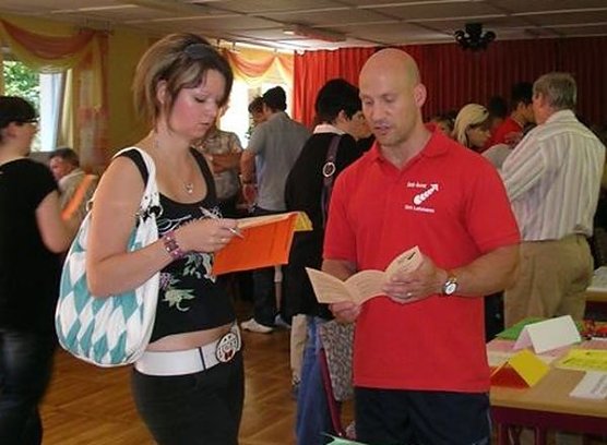 Durchgestartet und informiert (Foto: Agentur f&uuml;r Arbeit)