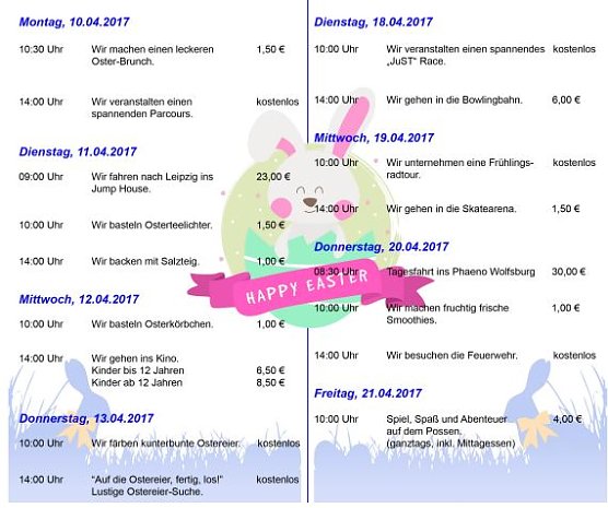 Osterferienspaà im âJuSTâ (Foto: JUST Sondershausen) Osterferienspaà im âJuSTâ (Foto: JUST Sondershausen)