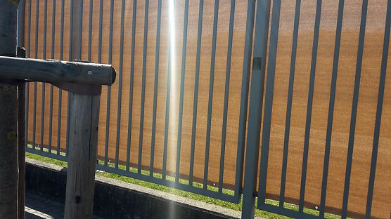 Sichtschutz realisiert (Foto: Karl-Heinz Herrmann)