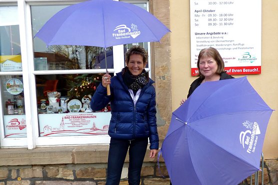 Gut beschirmt in den Fr&uuml;hling (Foto: Stadtmarketing Bad Frankenhausen)