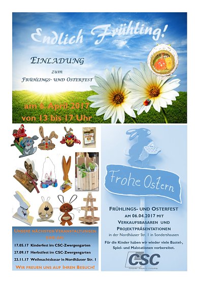 Osterbasar bei CSC (Foto: CSC) Osterbasar bei CSC (Foto: CSC)