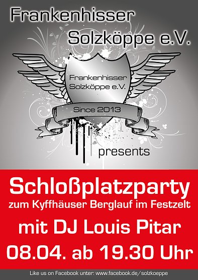 Schlo&szlig;platz-Party zum Kyffh&auml;user-Berglauf (Foto: Stadt Bad Frankenhausen)