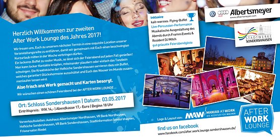 Wieder AFTER WORK LOUNGE (Foto: Jana Groß) Wieder AFTER WORK LOUNGE (Foto: Jana Groß)