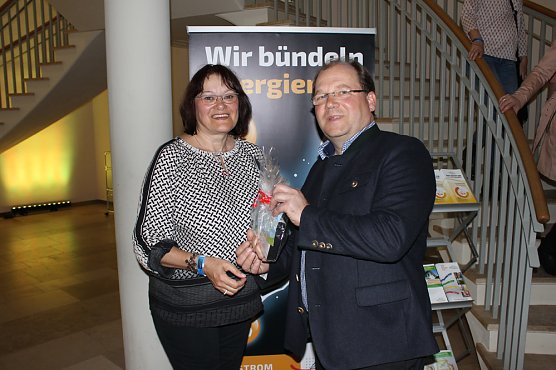 Nach der Arbeit kr&auml;ftig eingeheizt (Foto: Stadtwerke Sondershausen)