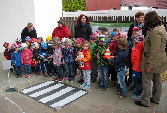 Verkehrssicherheitstag der ev. Kita Heldrungen (Foto: Bernd M&uuml;ller)