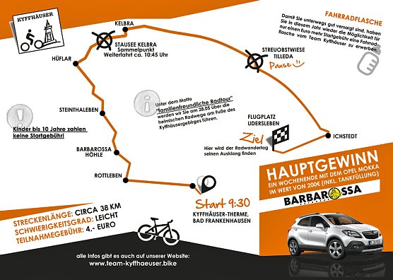 14. Kyffhäuser Radwandertag (Foto: Team Kyffhäuser) 14. Kyffhäuser Radwandertag (Foto: Team Kyffhäuser)