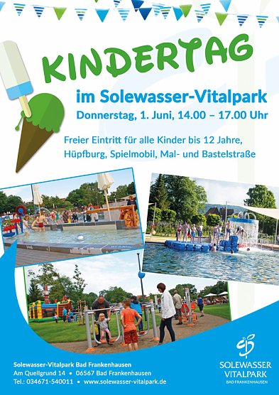Kindertag im Solewasser-Vitalpark (Foto: Stadtmarketing Bad Frankenhausen)