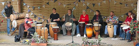Amlima-Trommlergruppe (Foto: Panorama Museum Bad Frankenhausen)