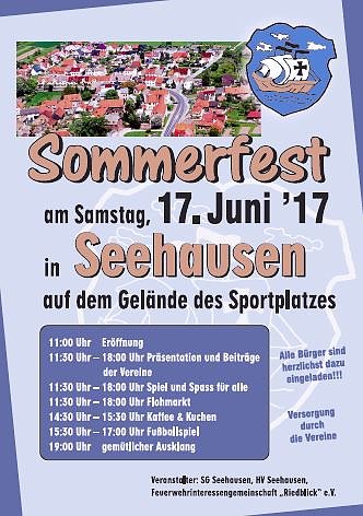 Sommerfest in Seehausen (Foto: Stadtmarketing Bad Frankenhausen)