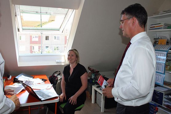 Zum Thema Stadtentwicklung informiert (Foto: Karl-Heinz Herrmann)