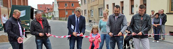 Jahnstraße wieder frei (Foto: Karl-Heinz Herrmann) Jahnstraße wieder frei (Foto: Karl-Heinz Herrmann)