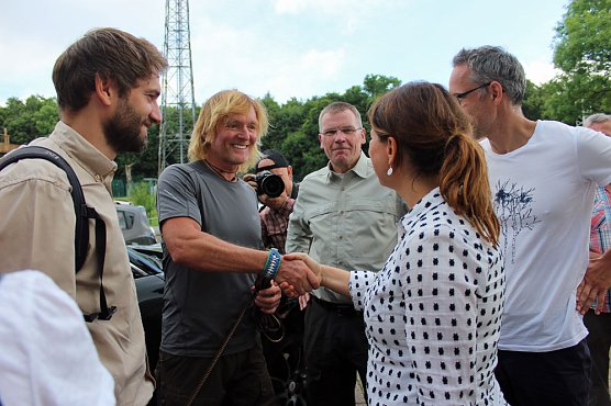 Teils kontrovers im Possenwald unterwegs (Foto: Karl-Heinz Herrmann)