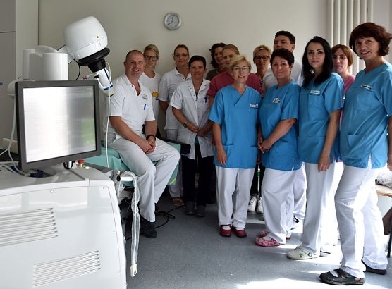Einf&uuml;hrung der hochfokussierten Ultraschall-Therapie (Foto: J&ouml;rg Ropers)