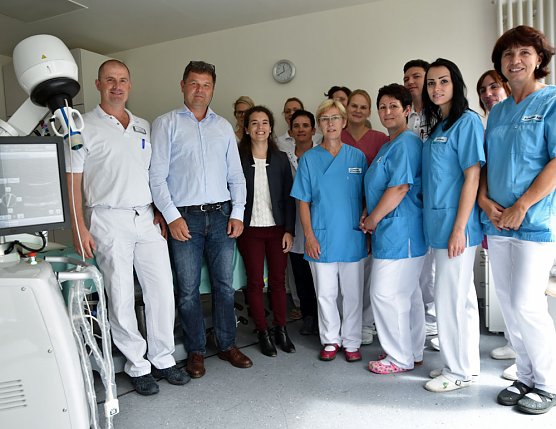 Einf&uuml;hrung der hochfokussierten Ultraschall-Therapie (Foto: J&ouml;rg Ropers)