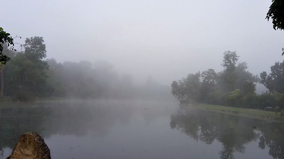 Romantische Stimmung im Park (Foto: Karl-Heinz Herrmann)