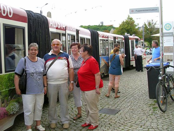 Senioren mit Altstadt-Express in Erfurt unterwegs (Foto: Thomas Leipold)