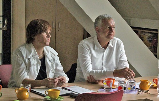 Staatssekret&auml;rin im Mehrgenerationenhaus (Foto: Karl-Heinz Herrmann)