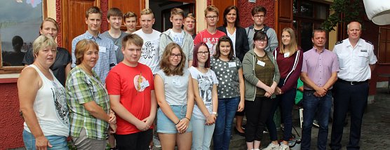 Sch&uuml;lerlotsen des Landes im Wettbewerb (Foto: Karl-Heinz Herrmann)