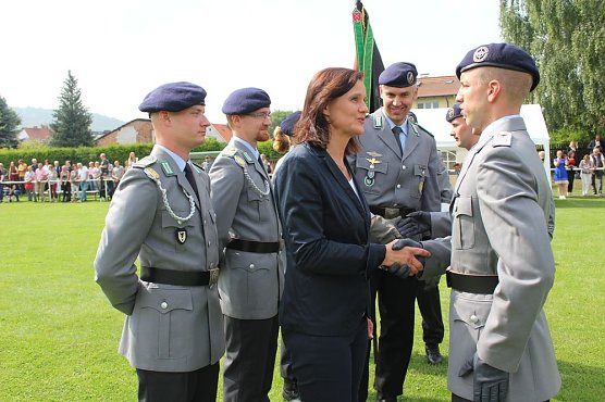 Feierliche  Vereidigung in Berka (Foto: Karl-Heinz Herrmann)