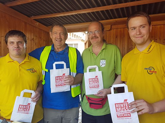 DGB bei Unstrutbahnfest in Ro&szlig;leben dabei (Foto: DGB Kyffh&auml;userkreis)