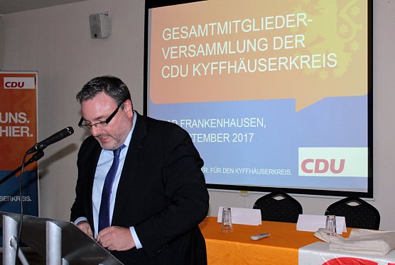 Beschl&uuml;sse des Kreisparteitags der CDU Kyffh&auml;userkreis (Foto: Karl-Heinz Herrmann)