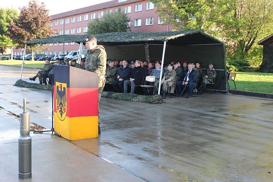 Kommandowechsel beim Panzerbataillon 393 "Th&uuml;ringer L&ouml;we" (Foto: Karl-Heinz Herrmann)
