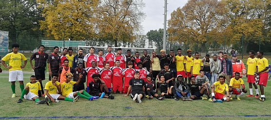 Sechs Teams spielten um den Siegerpokal (Foto: Landratsamt Kyffh&auml;userkreis)