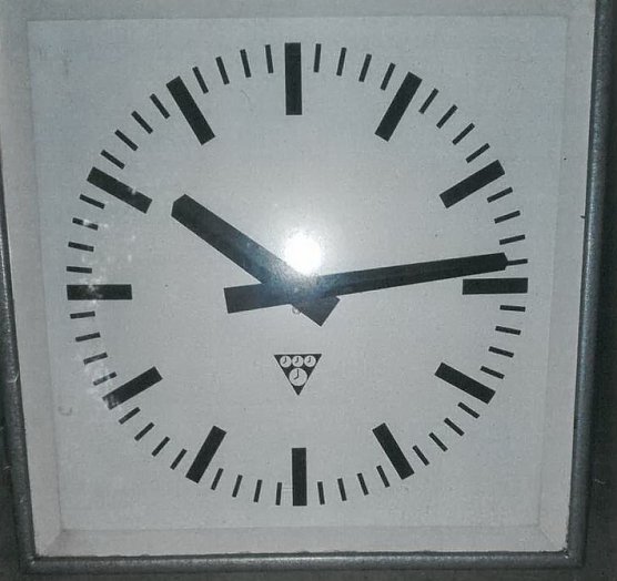 Bahnhofsuhr gefunden (Foto: Bundespolizei)