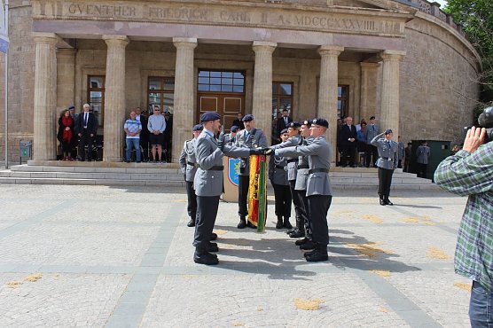 Vereidigung auf dem Marktplatz (Foto: Karl-Heinz Herrmann)