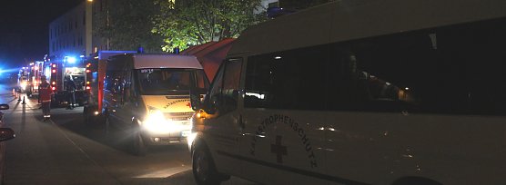 &Uuml;bung von DRK und FFW (Foto: Karl-Heinz Herrmann)