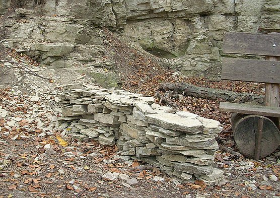 Mauerbau am Possen (Foto: Karl-Heinz Herrmann)
