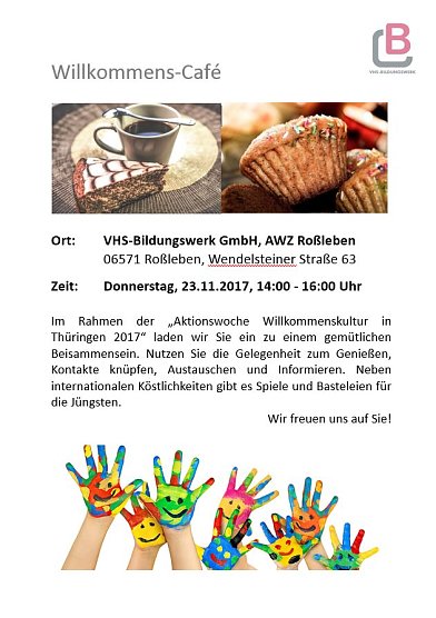 Willkommens-Caf&eacute; in Ro&szlig;leben (Foto: VHS)