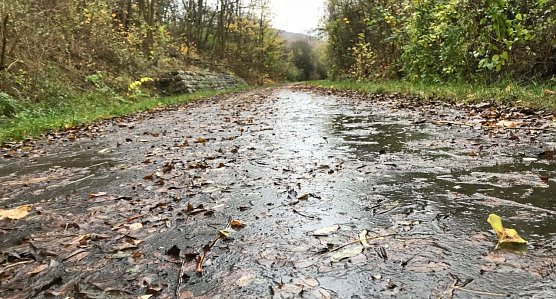 Achtung Gl&auml;ttegefahr (Foto: Thomas Zelmer)