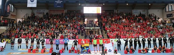 Th&uuml;ringer HC gegen Larvik HC (Foto: Angelo Glashagel)