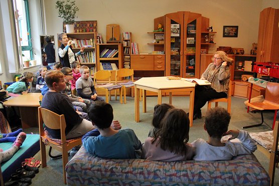 Im Förderzentrum vorgelesen (Foto: Karl-Heinz Herrmann) Im Förderzentrum vorgelesen (Foto: Karl-Heinz Herrmann)