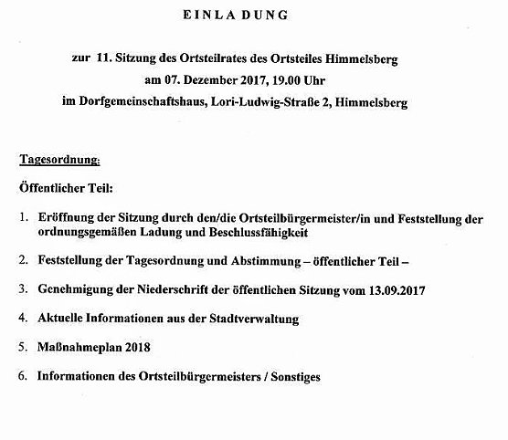 Kreistags-  und Ortsteilratssitzung (Foto: privat)