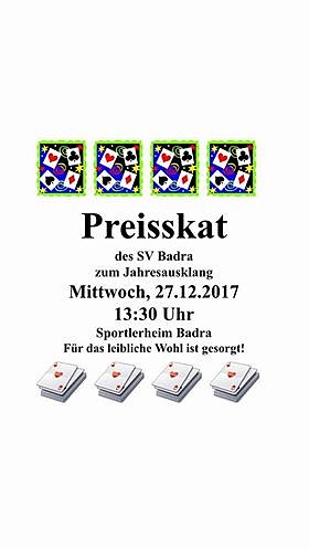 Preisskat des SV Badra (Foto: privat)