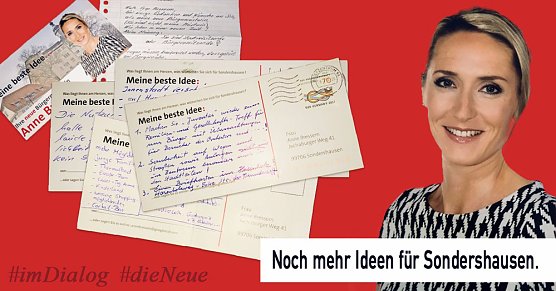 Anne Bressem sagt Danke! (Foto: SPD Sondershausen)