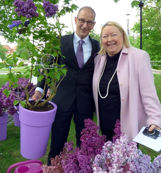 200 Fliederpflanzen zum 200-j&auml;hrigen Kurjubl&auml;um (Foto: Stadt Bad Frankenhausen)