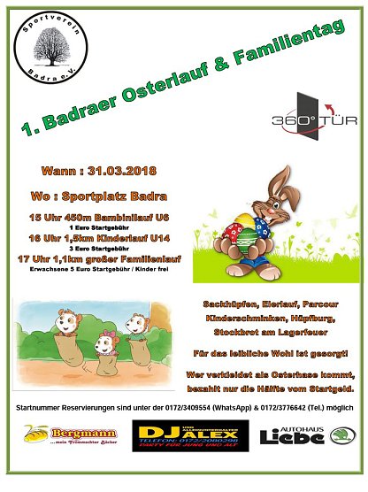 Osterlauf und Familientag in Badra (Foto: privat)