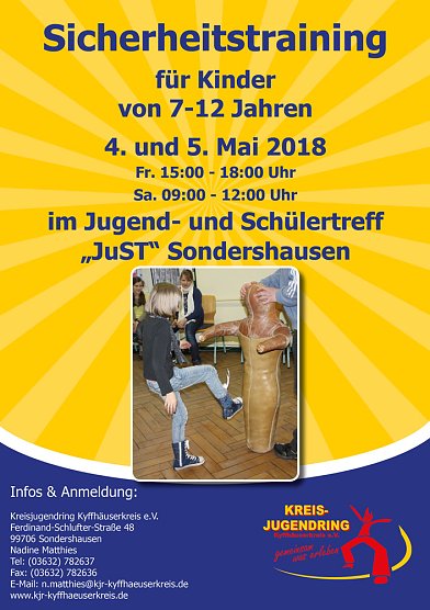 Sicherheitstraining für Kinder im JuST (Foto: Kreisjugendring) Sicherheitstraining für Kinder im JuST (Foto: Kreisjugendring)