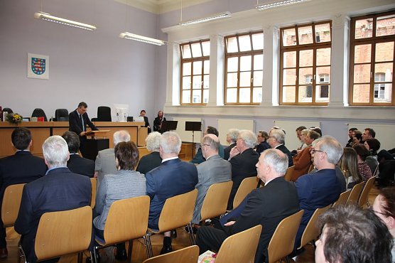 Amtseinführung der Direktorin des Amtsgerichts Sondershausen (Foto: Karl-Heinz Herrmann) Amtseinführung der Direktorin des Amtsgerichts Sondershausen (Foto: Karl-Heinz Herrmann)