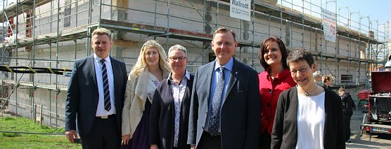 Feierliches Richtfest am Kyffh&auml;usergymnasium (Foto: Karl-Heinz Herrmann)