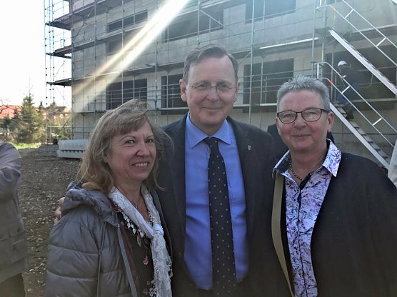 Feierliches Richtfest am Kyffh&auml;usergymnasium (Foto: Die Linke)