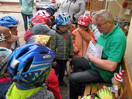 Verkehrssicherheitstag der Kita  Pfiffikus Ringleben (Foto: Bernd M&uuml;ller)