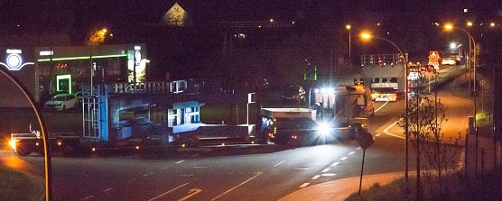 Erster Transport war unterwegs (Foto: S. Tetzel)