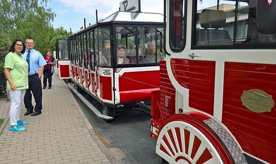 Fahrt mit der Tschu Tschu Bahn (Foto: Yvonne Kraft)