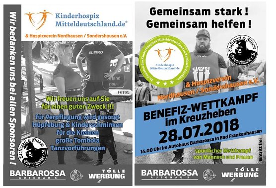 Erster Spendenwettkampf der Eisenschmiede (Foto: Stadtmarketing Bad Frankenhausen)